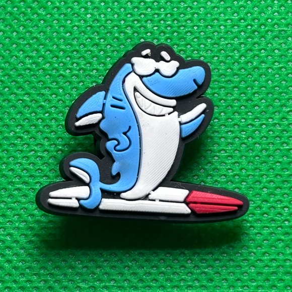 CROCS Other - 🌼 (5/$10 or 10/$15) NEW “Cool Shark” 🎀 Croc Charm Collection Surfing Shark
